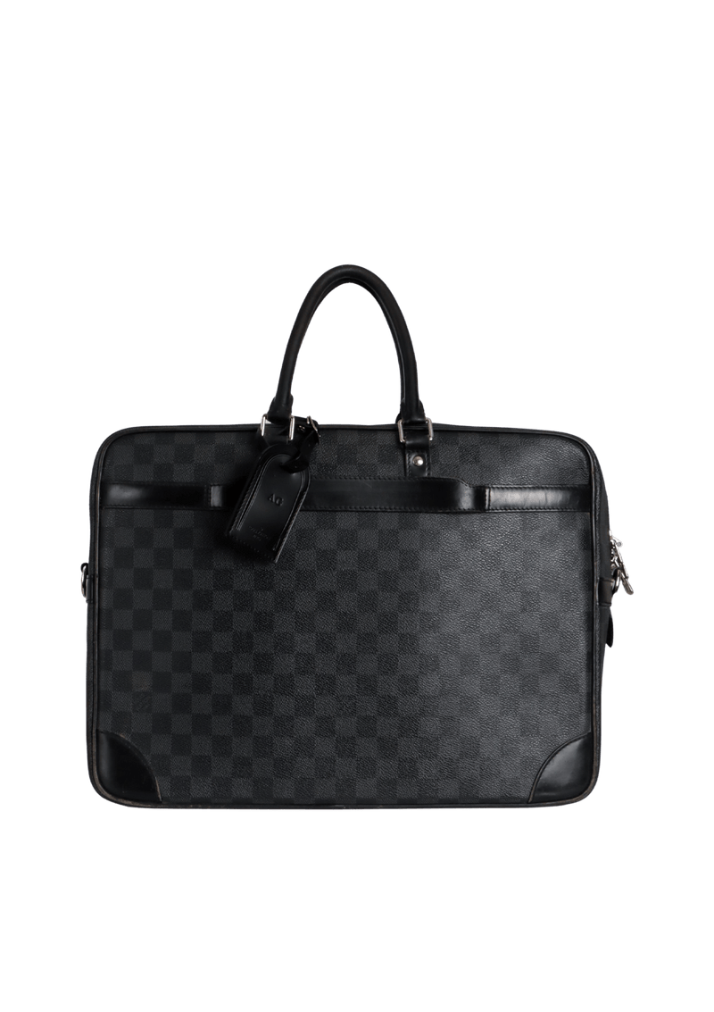 DAMIER GRAPHITE OVERNIGHT BRIEFCASE