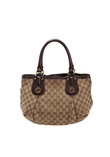 GG CANVAS STUDDED SCARLETT TOTE