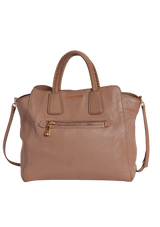 LEATHER SATCHEL BAG