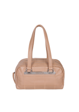 SQUARE STITCH BOWLER BAG