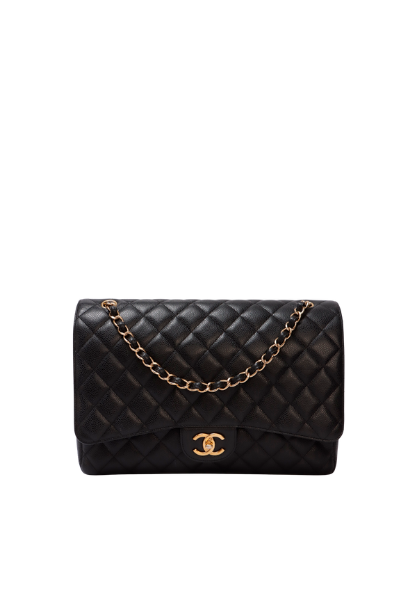MAXI CLASSIC DOUBLE FLAP CAVIAR