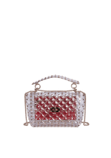 MEDIUM ROCKSTUD SPIKE QUILTED PVC