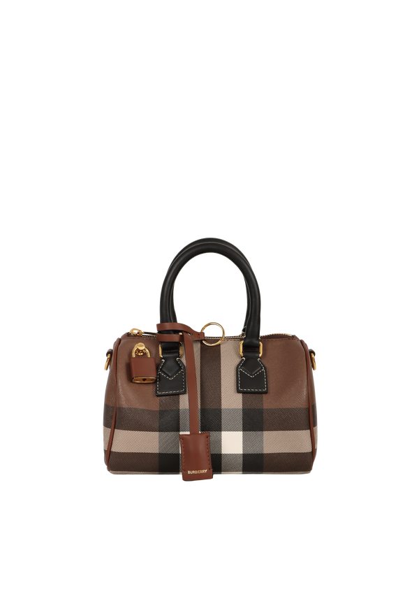 HOUSE CHECK MINI BOWLING BAG