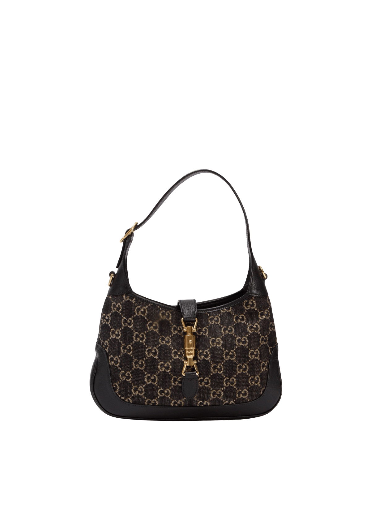 BOLSA GUCCI SMALL GG DENIM JACKIE 1961 AZUL ORIGINAL – Gringa