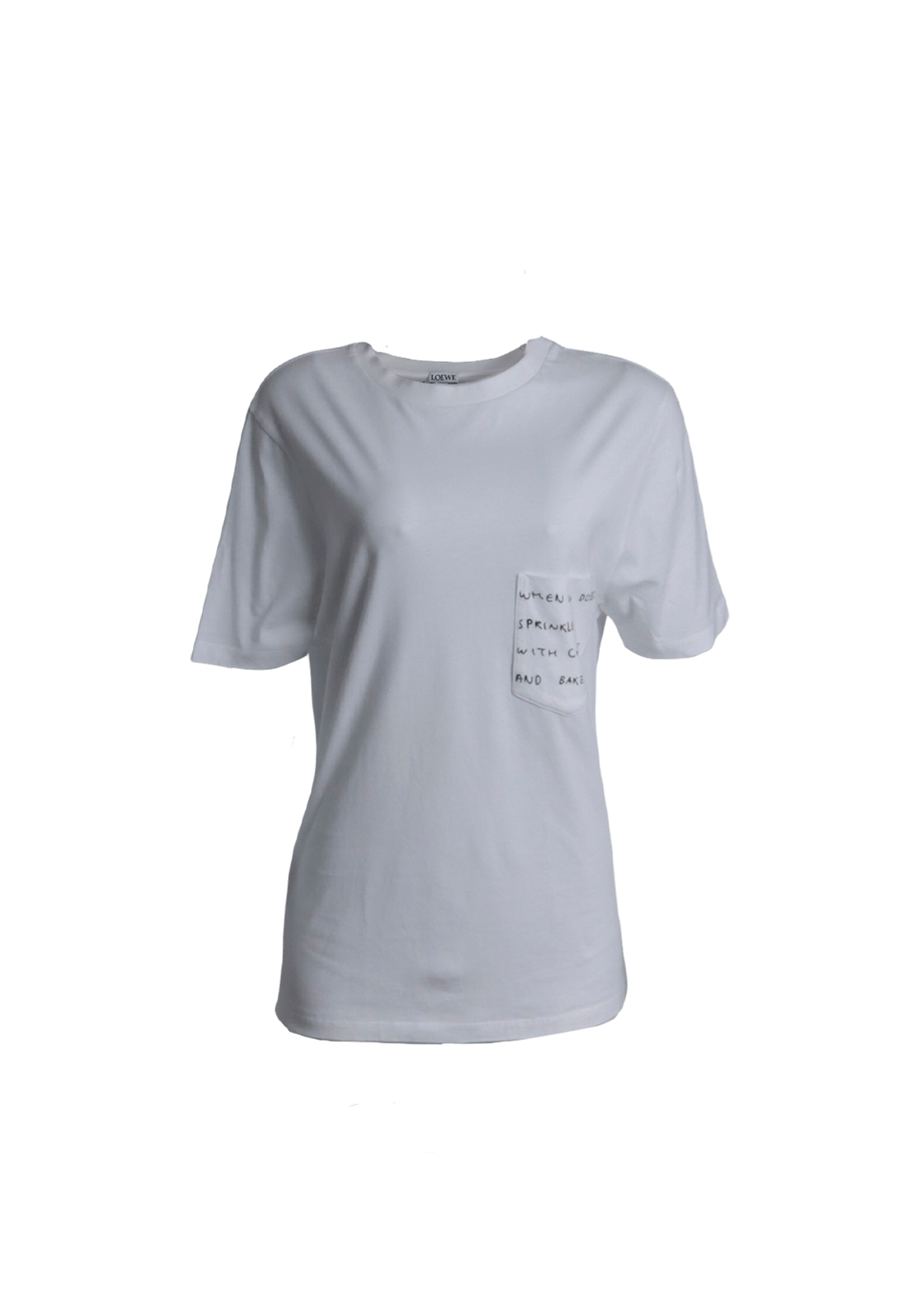 CAMISETA FEMININA LOEWE GRAPHIC T-SHIRT OFF WHITE PP ORIGINAL – Gringa