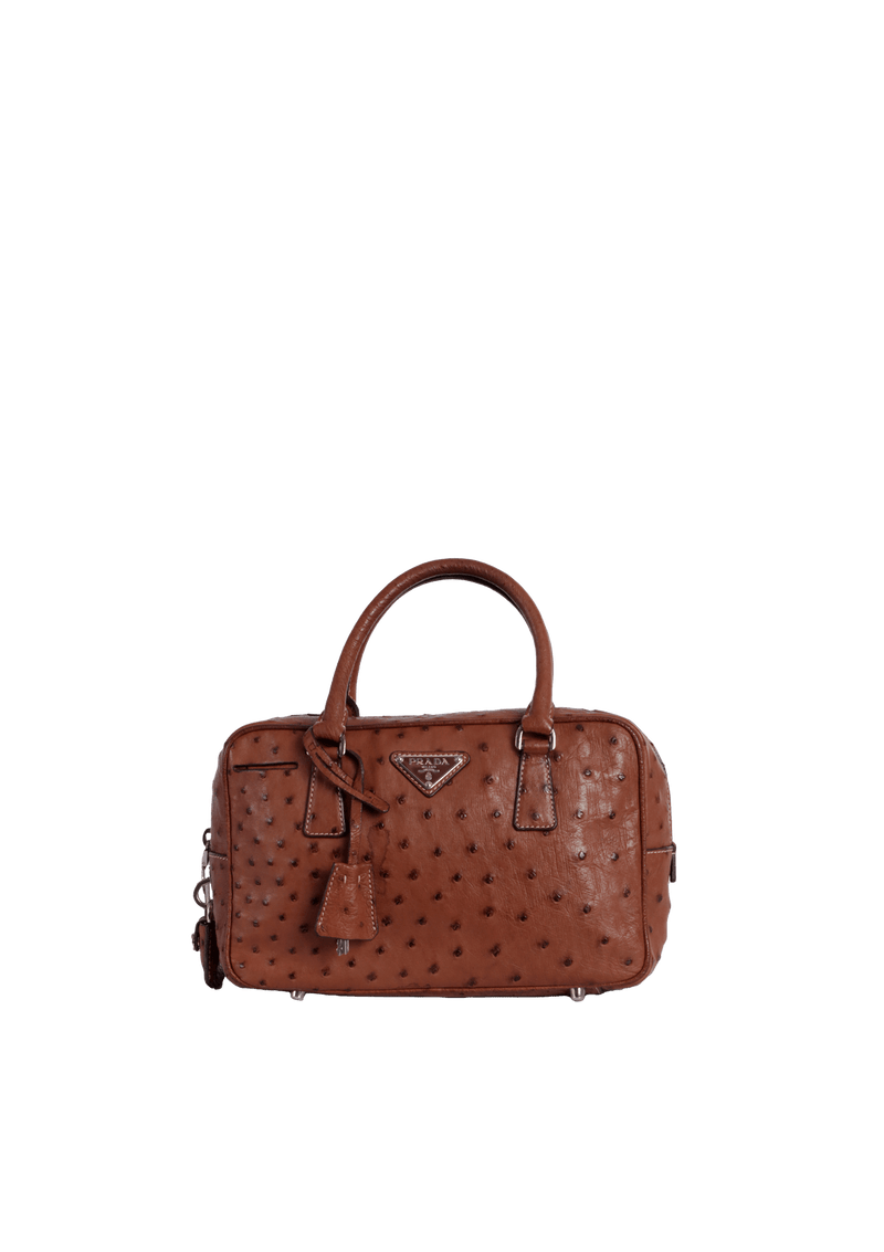 OSTRICH BAULETTO BAG