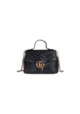 BOLSA GUCCI GG MARMONT MEDIUM TOP HANDLE BAG PRETO ORIGINAL