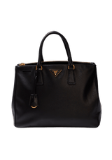LARGE SAFFIANO LUX DOUBLE ZIP GALLERIA