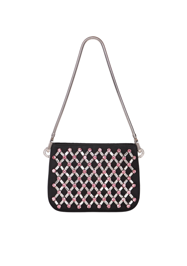 CRYSTAL EMBELLISHED SASSY BAG