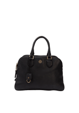 LEATHER ROBISON DOME SATCHEL BAG