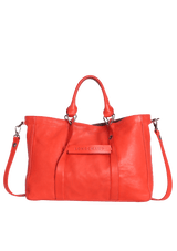LEATHER SATCHEL BAG