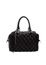 QUILTED SATCHEL BAG