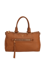 VITELLO DAINO FRONT ZIP BAG