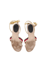 SYLVIE WEB FLAT SANDALS 39.5