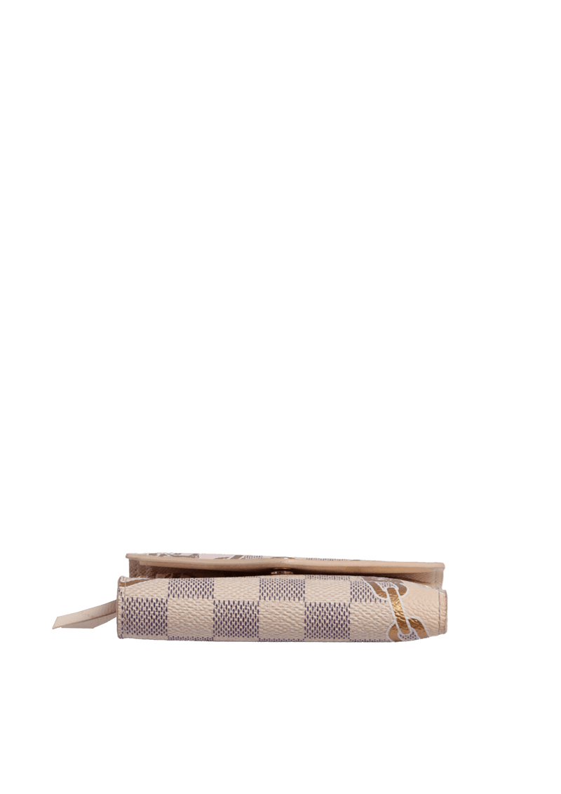 VICTORINE DAMIER AZUR WALLET