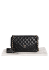 VINTAGE CC QUILTED ENVELOPE FLAP BAG