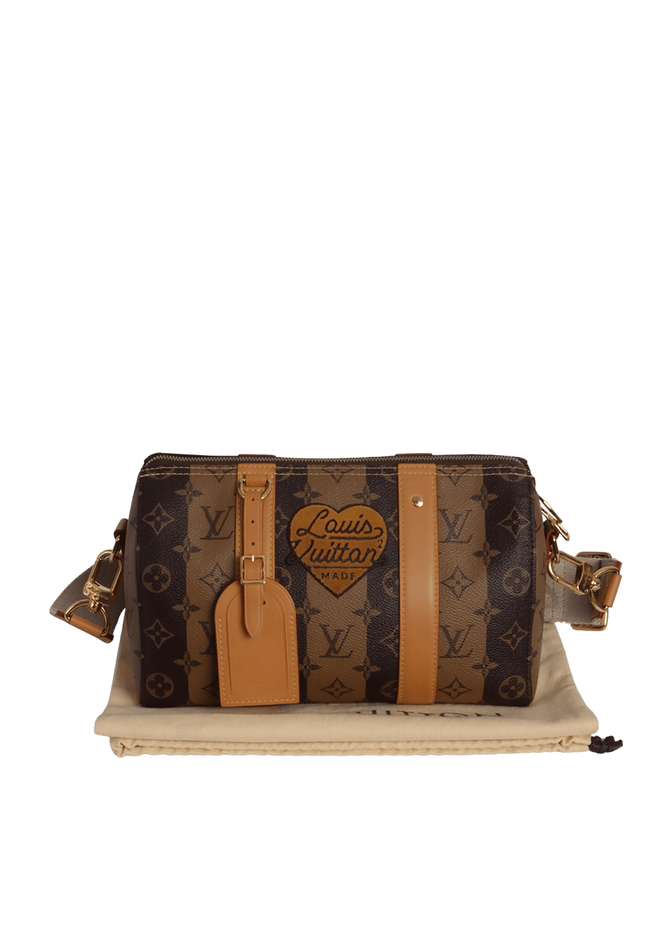 BOLSA LOUIS VUITTON X NIGO MONOGRAM REVERSE STRIPES CITY KEEPALL BOLSA LOUIS VUITTON X NIGO MONOGRAM REVERSE STRIPES CITY KEEPALL