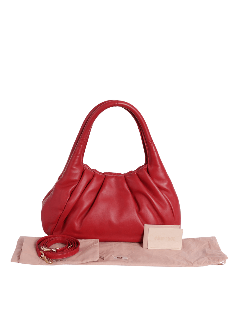 LEATHER HOBO BAG