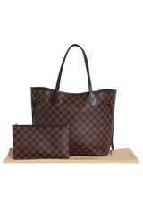 DAMIER ÉBÈNE NEVERFULL MM W/ POUCH