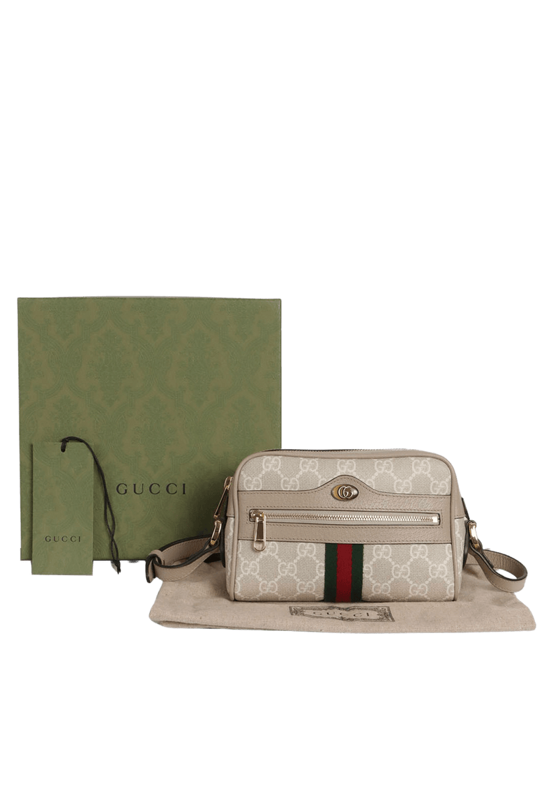 GG SUPREME OPHIDIA MINI CROSSBODY BAG