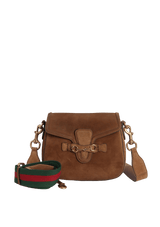 SMALL SUEDE LADY WEB BAG