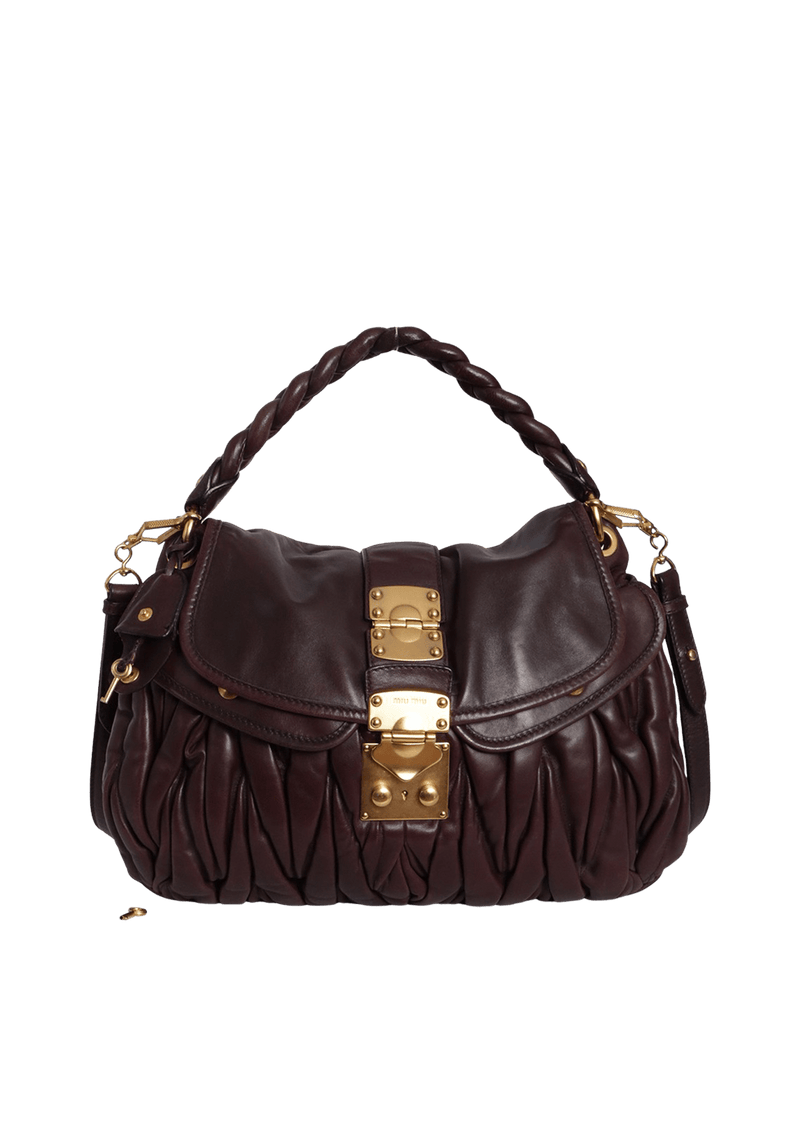 MATELASSE COFFER HOBO