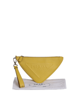 SAFFIANO TRIANGLE WRISTLET