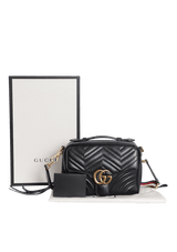 GG MARMONT SMALL TOP HANDLE BAG