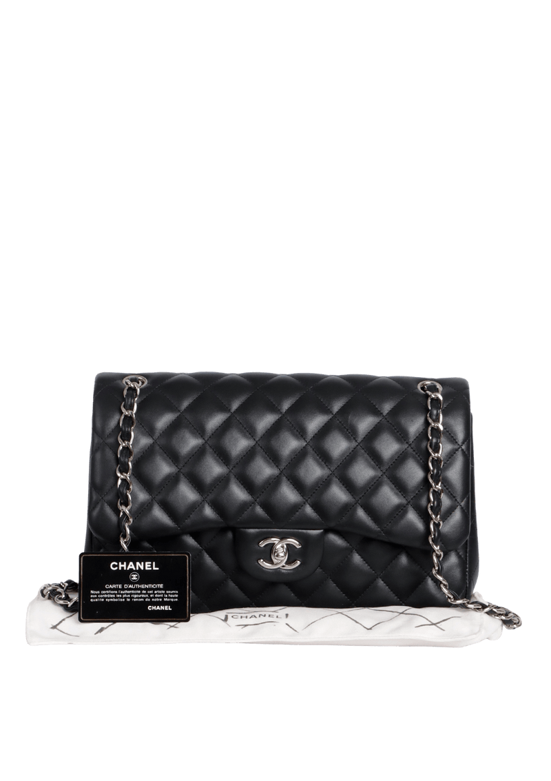 JUMBO CLASSIC DOUBLE FLAP BAG LAMBSKIN