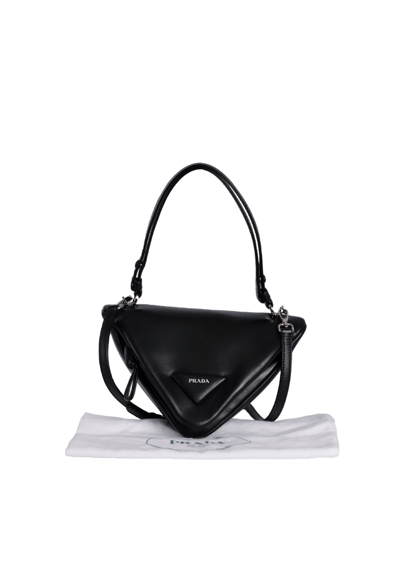 TRIANGLE LEATHER BAG