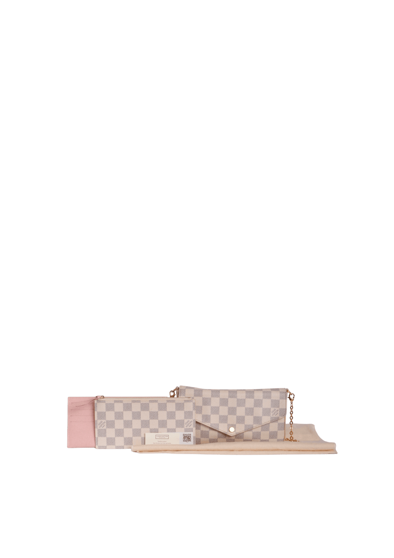 DAMIER AZUR POCHETTE FÉLICIE