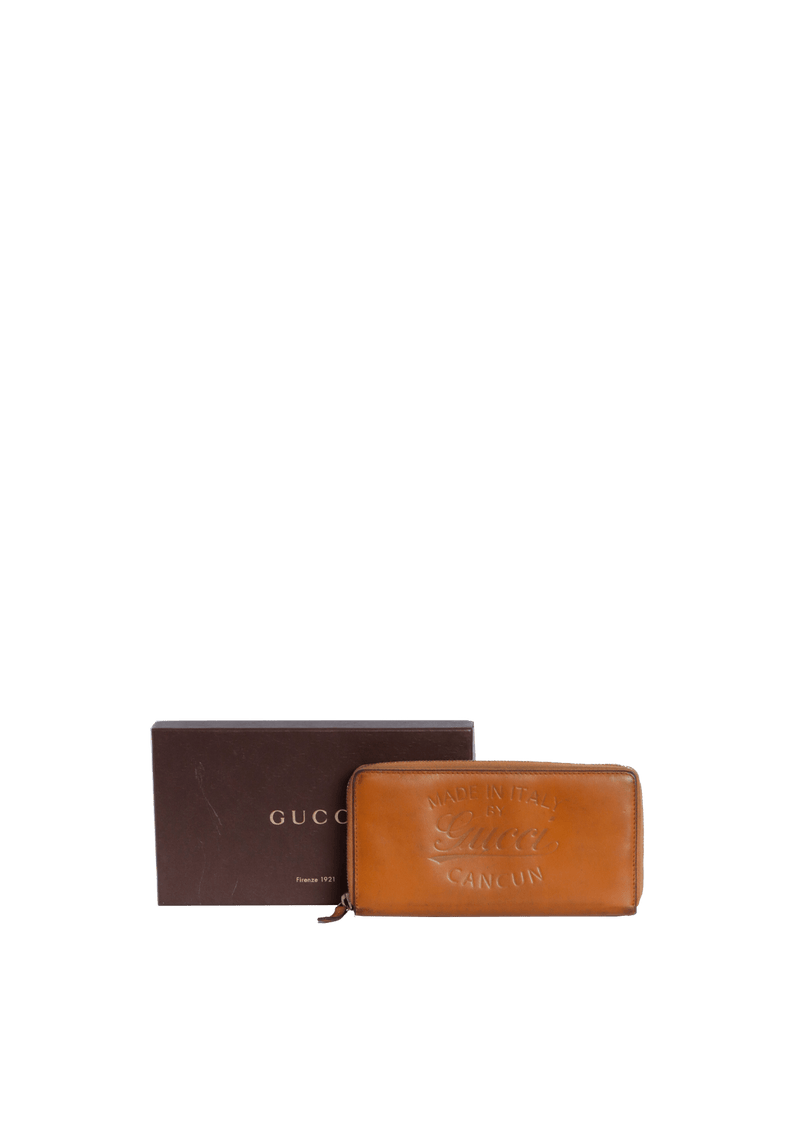 LEATHER ZIPPY WALLET