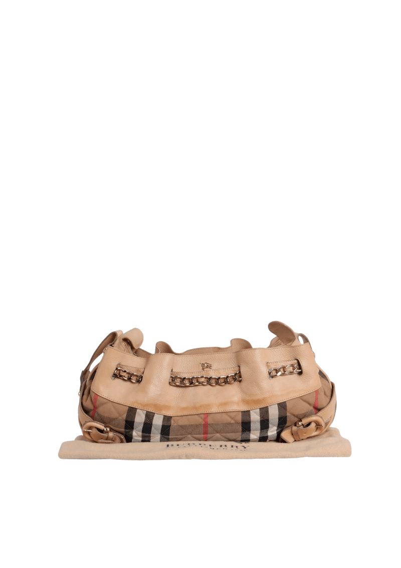 HOUSE CHECK MARGARET DRAWSTRING BAG