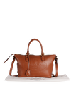 GLACE CALF EMBOSSED LOGO TOTE