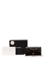 MEDIUM EAST WEST CLASSIC DOUBLE FLAP CAVIAR