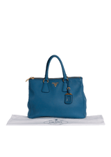 VITELLO DAINO DOUBLE ZIP TOTE