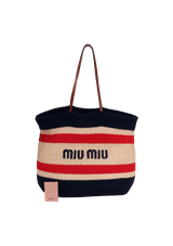 WOVEN LOGO SHOPPER TOTE