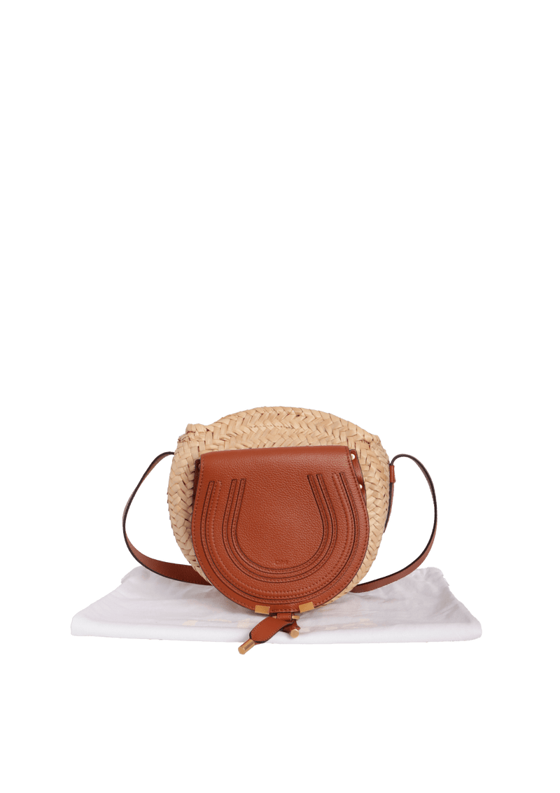 MEDIUM MARCIE RAFFIA CROSSBODY BAG