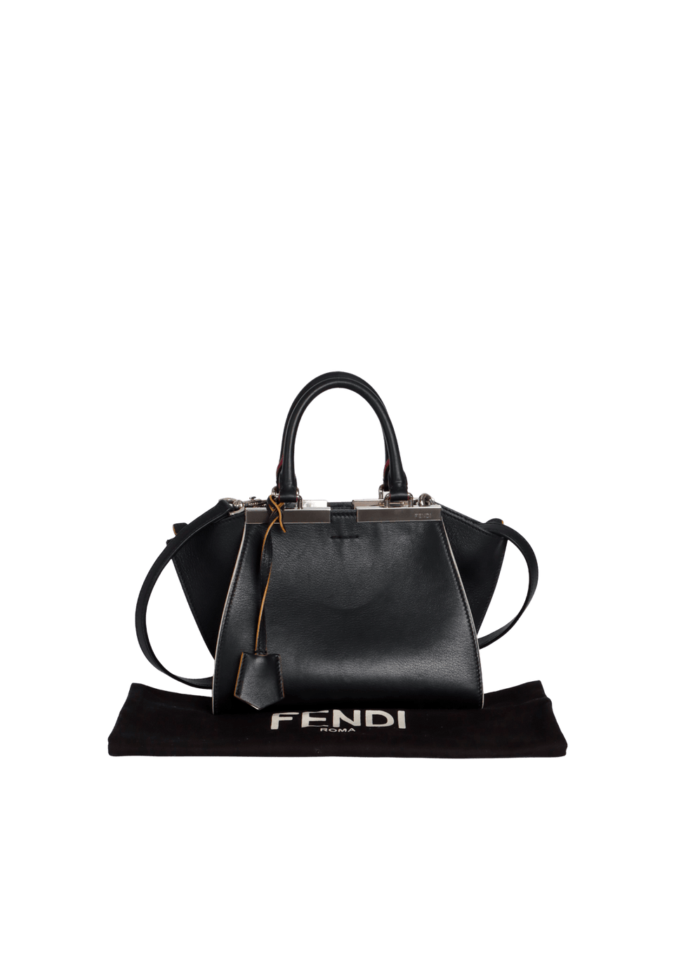 BOLSA FENDI 3JOURS TOTE PRETO ORIGINAL – Gringa