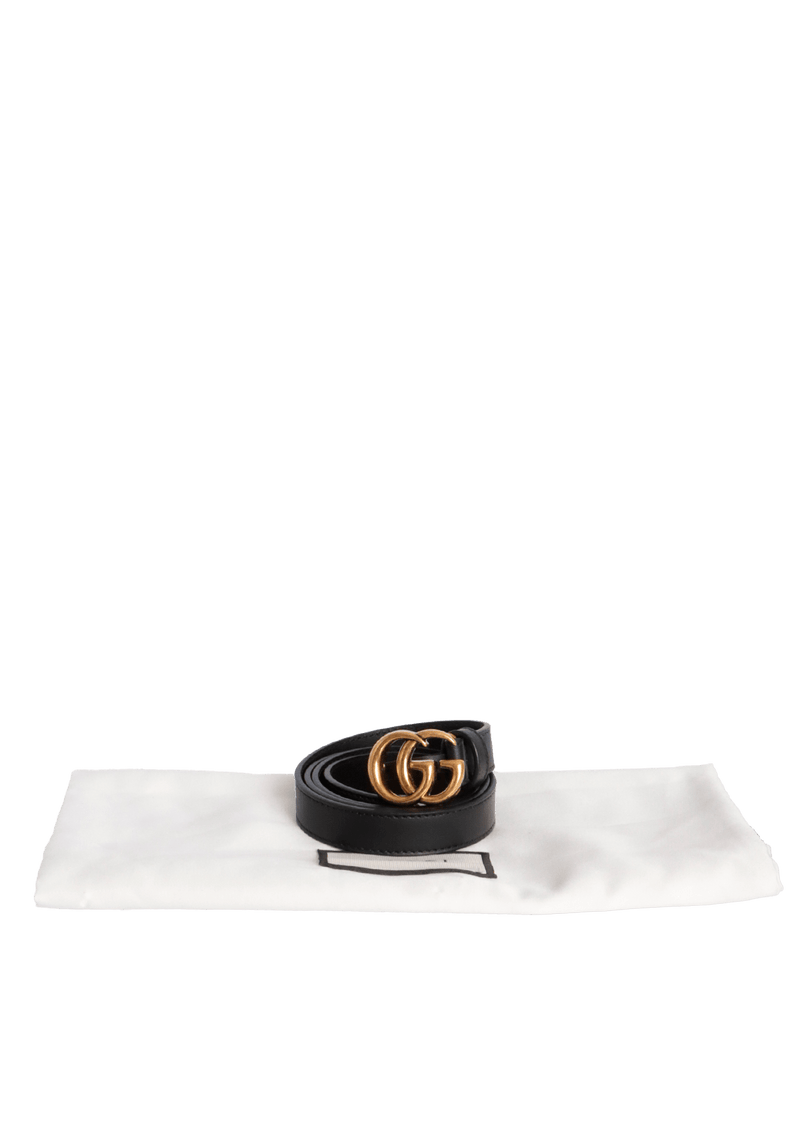 DOUBLE G LOGO BELT 80