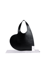 LEATHER TOTE HEART