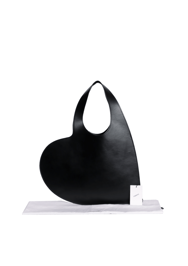 LEATHER TOTE HEART