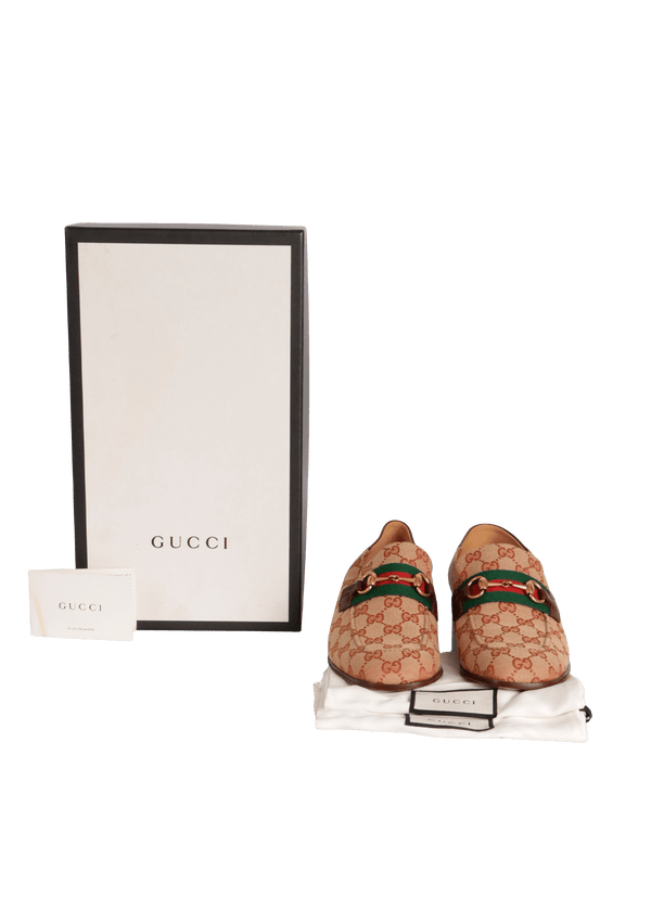 GG CANVAS HORSEBIT LOAFERS 41