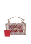 MEDIUM ROCKSTUD SPIKE QUILTED PVC