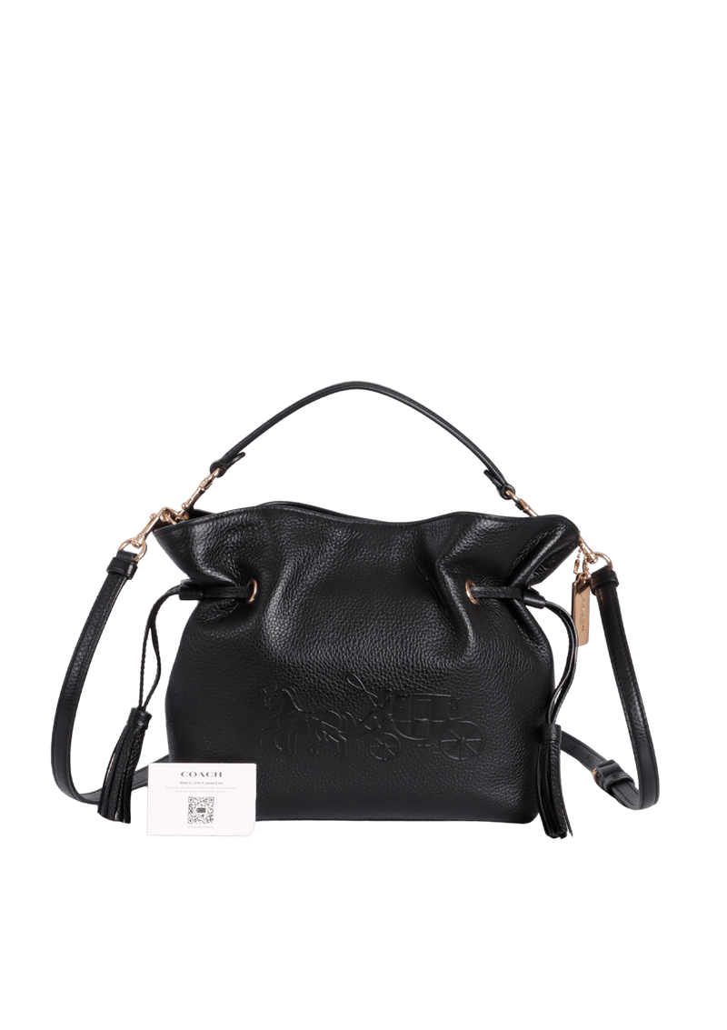 LEATHER BUCKET BAG