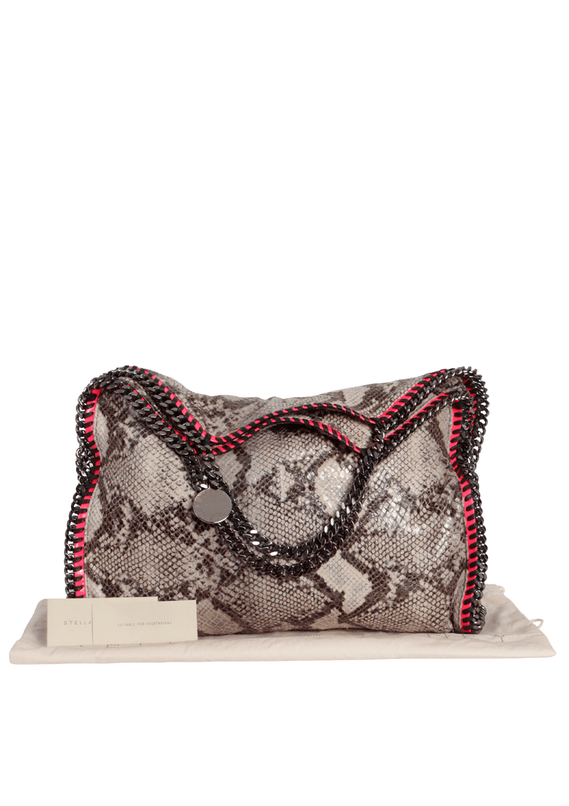 ALTER-PYTHON FALABELLA FOLD-OVER TOTE