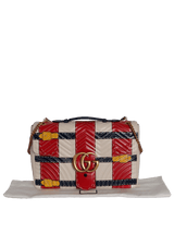 MAXI GG MARMONT TROMPE L'OEIL FLAP BAG