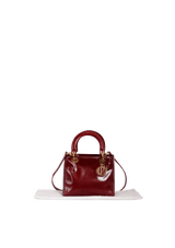 PATENT LEATHER OBLIQUE LADY DIOR