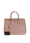 MEDIUM SAFFIANO LUX DOUBLE ZIP GALLERIA