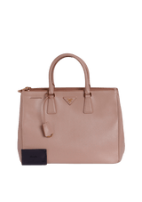 MEDIUM SAFFIANO LUX DOUBLE ZIP GALLERIA